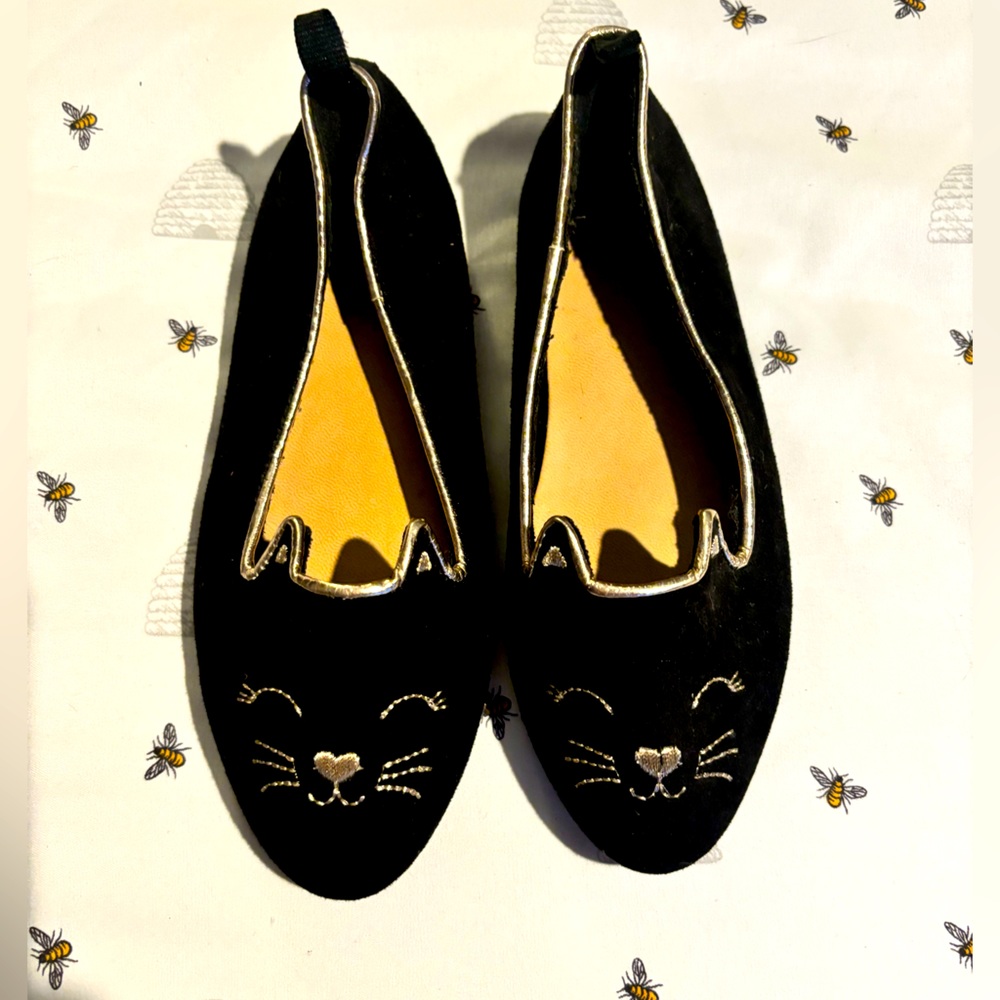 Old Navy Kitty Flats Girls Size 10